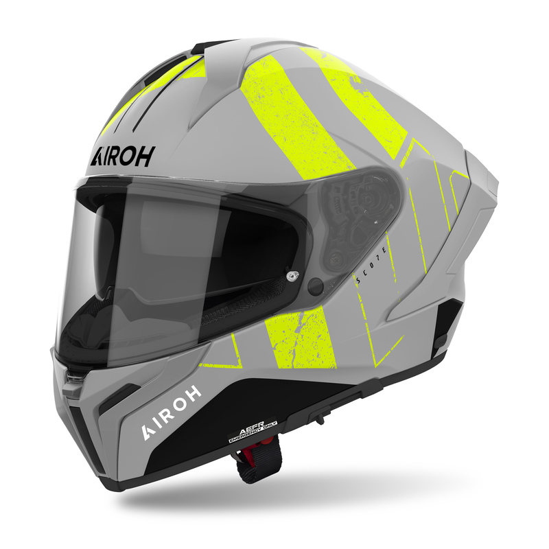 KASK MOTOCYKLOWY AIROH MATRYX SCOPE YELLOW MATT XL