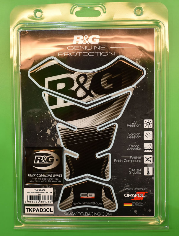 NAKLEJKA NA BAK TANKPAD RG RACING BSB SERIES CARBON