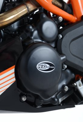 ZESTAW OSŁON SILNIKA RG RACING KTM 390 DUKE/RC 390 UP TO 2015, (2 CZĘŚCI) BLACK