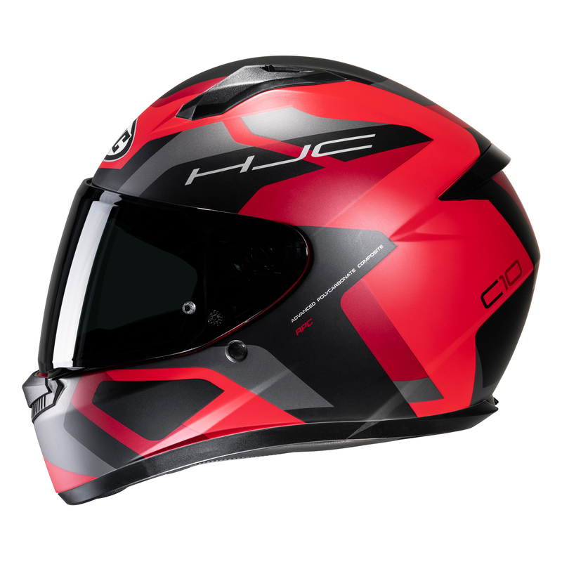 KASK MOTOCYKLOWY HJC C10 TINS BLACK RED S
