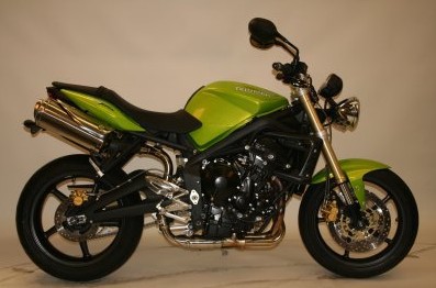 CRASHPADY AERO RG RACING TRIUMPH STREET TRIPLE 675 07- 12 BLACK