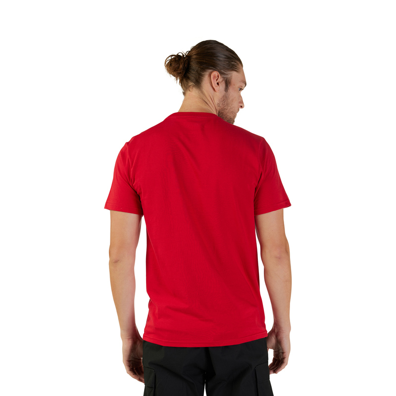 T-SHIRT FOX HEAD FLAME RED