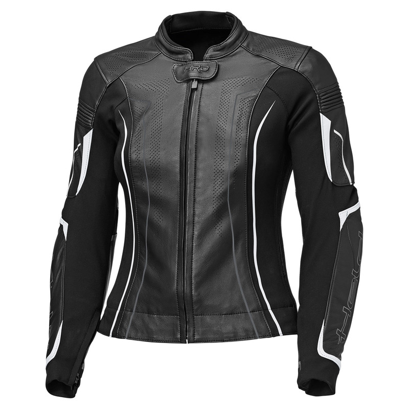 KURTKA MOTOCYKLOWA SKÓRZANA DAMSKA HELD DEBBIE 3 BLACK WHITE W44