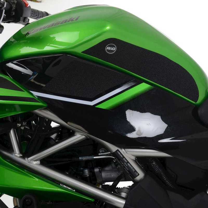 NAKLEJKA NA BAK TANKPAD ANTYPOŚLIZGOWY 4 CZĘŚCI RG RACING KAWASAKI Z125 21- BLACK