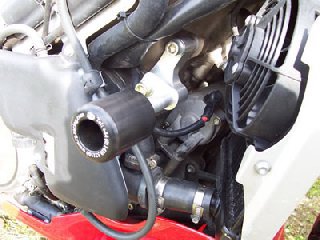 CRASHPADY CLASSIC RG RACING APRILIA TUONO FRONTS (UP TO 05) BLACK