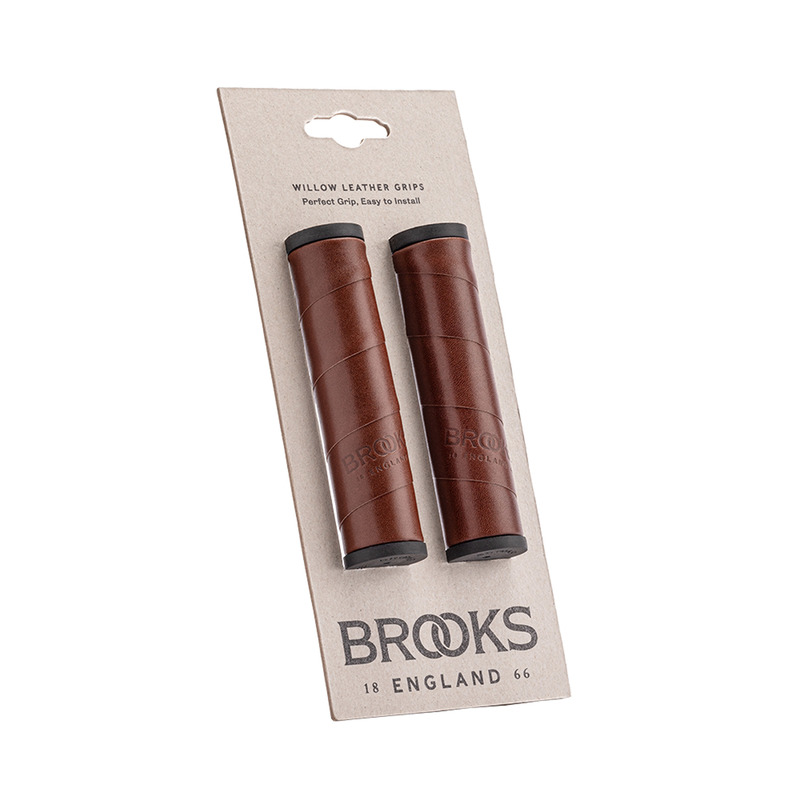 GRIPS BROOKS WILLOW LEATHER GRIP 130/130 A. BROWN