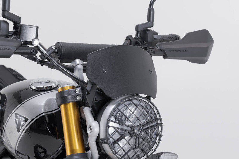 OWIEWKA MOTOCYKLOWA SW-MOTECH TRIUMPH SCRAMBLER 400 X (23-) BLACK