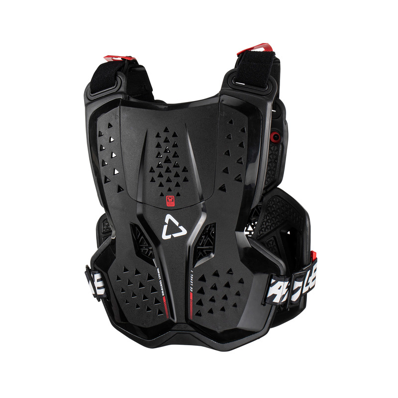 BUZER JUNIOR LEATT PROTECTOR 3.5 BLACK RED (147-159CM) L/XL