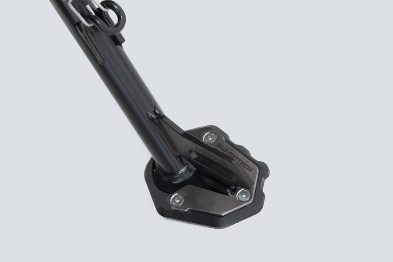 NAKŁADKA NÓŻKI BOCZNEJ SW-MOTECH BMW F 900 R / XR (19-) BLACK SILVER