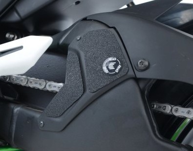 OSŁONA WAHACZA RG RACING KAWASKI H2/H2R, 3 CZĘŚCI BLACK