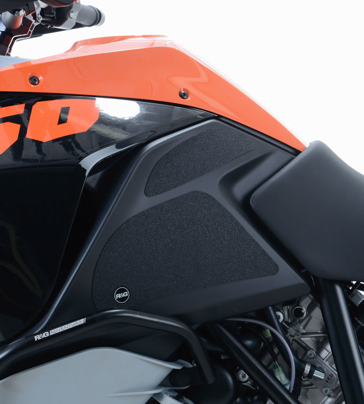 NAKLEJKA NA BAK TANKPAD ANTYPOŚLIZGOWY 4 CZĘŚCI RG RACING KTM 1190 ADVENTURE (13-14) BLACK
