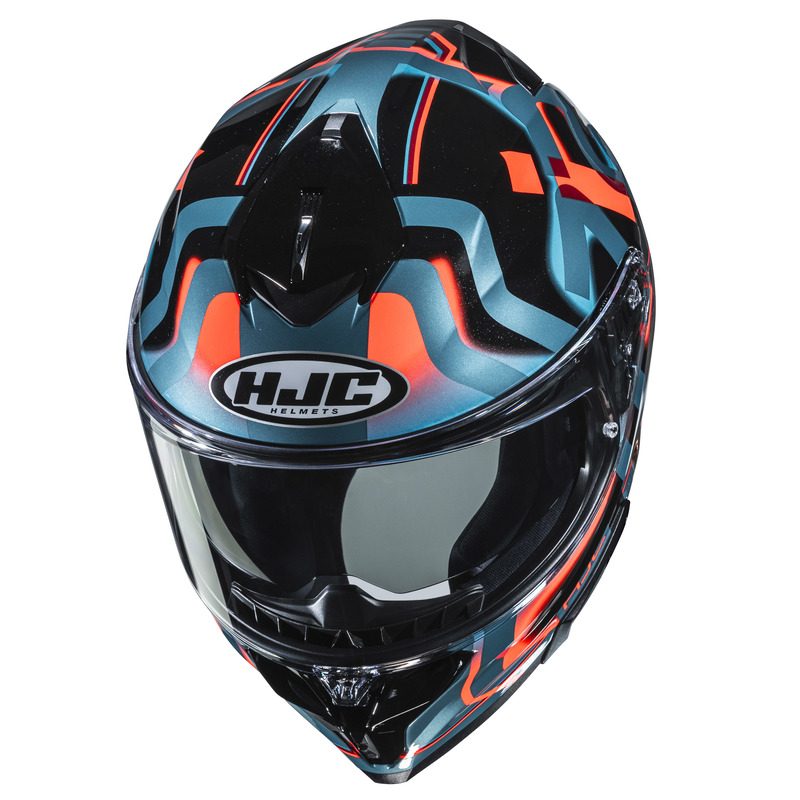 KASK MOTOCYKLOWY HJC I72 TALA BLUE BLACK