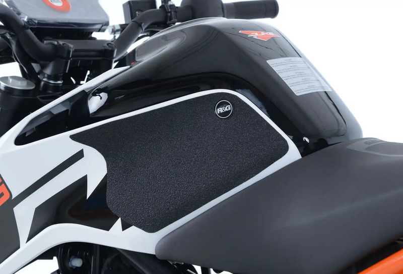 NAKLEJKA NA BAK TANKPAD ANTYPOŚLIZGOWY 2 CZĘŚCI RG RACING KTM DUKE 125 (17-) CLEAR