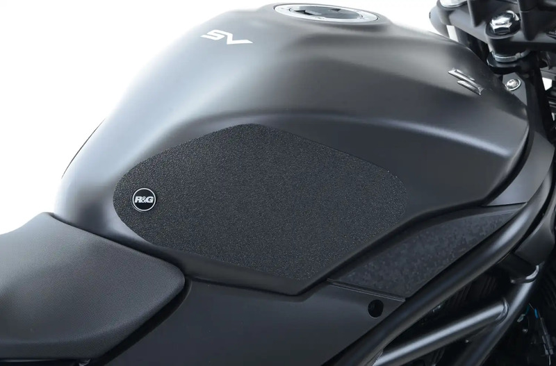 NAKLEJKA NA BAK TANKPAD ANTYPOŚLIZGOWY 2 CZĘŚCI RG RACING SUZUKI SV650 16 CLEAR