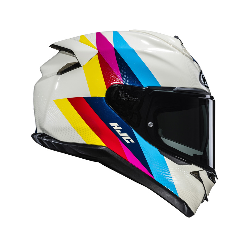 KASK MOTOCYKLOWY HJC F72 RACERO BEIGE YELLOW XS