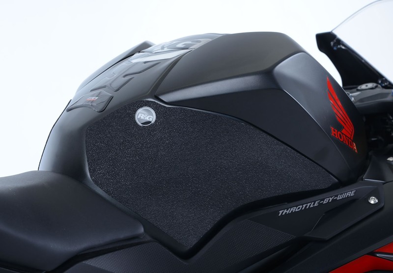 NAKLEJKA NA BAK TANKPAD ANTYPOŚLIZGOWY 2 CZĘŚCI RG RACING HONDA CBR250RR (17-) CLEAR