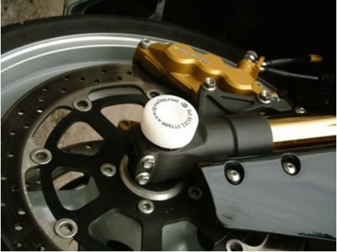 SLIDERY PRZEDNIEGO ZAWIESZENIA RG RACING GSXR UP TO K1 BLACK