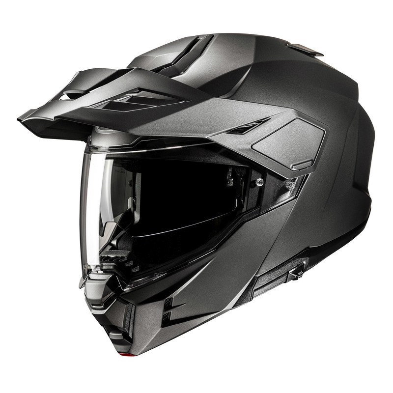 KASK MOTOCYKLOWY HJC I80 SOLID SEMI FLAT TITANIUM XS