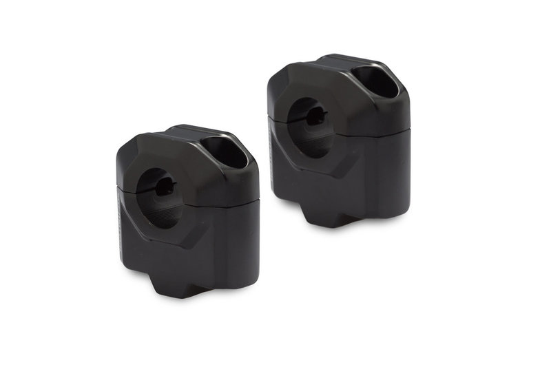 ZESTAW PODWYŻSZAJĄCY KIEROWNICĘ SW-MOTECH 22MM PODWYŻSZENIE 30MM BLACK