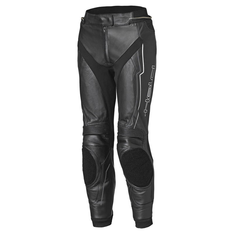 SPODNIE MOTOCYKLOWE SKÓRZANE DAMSKIE HELD DEBBIE 3 BLACK WHITE W38