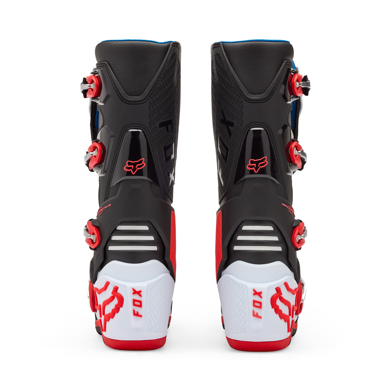 BUTY MOTOCYKLOWE FOX MOTION WHITE FLUO RED