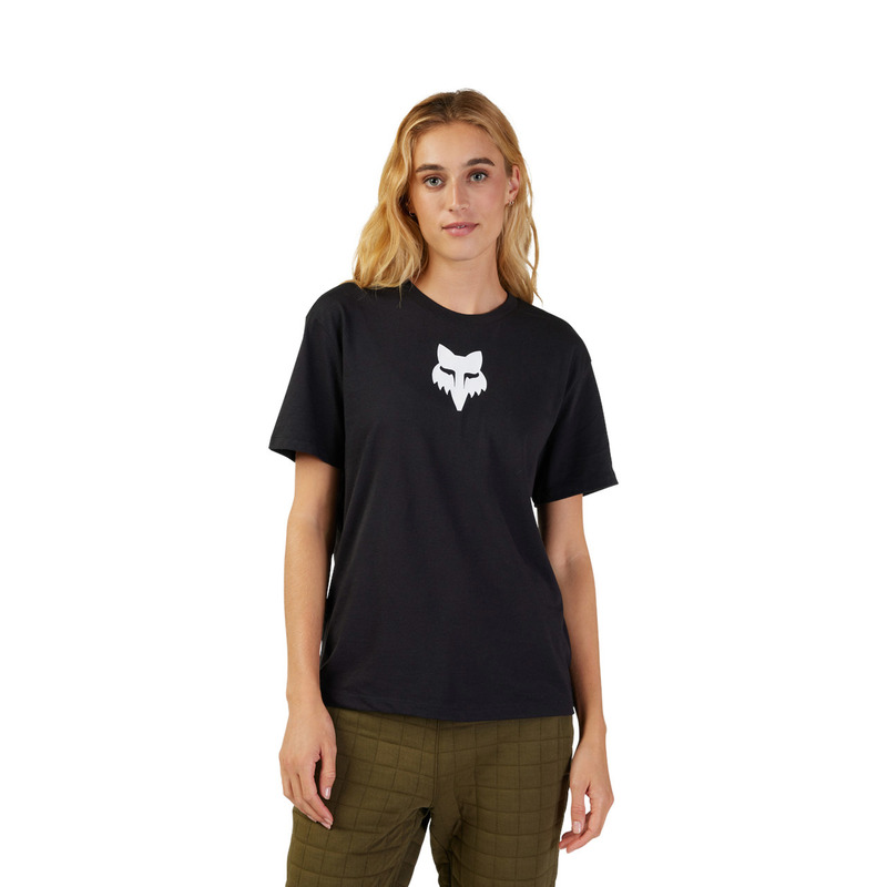 T-SHIRT DAMSKI FOX HEAD BLACK