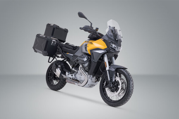 ZESTAW BAGAŻOWY ADVENTURE TRAX SW-MOTECH MOTO GUZZI STELVIO (23-) BLACK
