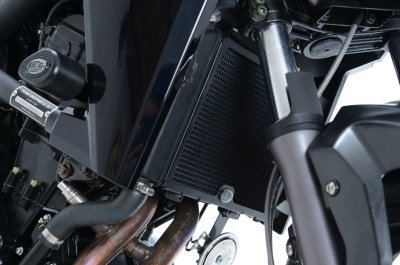 OSŁONA CHŁODNICY RG RACING WK/CF MOTO 650I BLACK