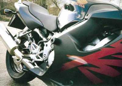 CRASHPADY CLASSIC RG RACING HONDA CBR600F 99- 07 (ALU FRAME) BLACK