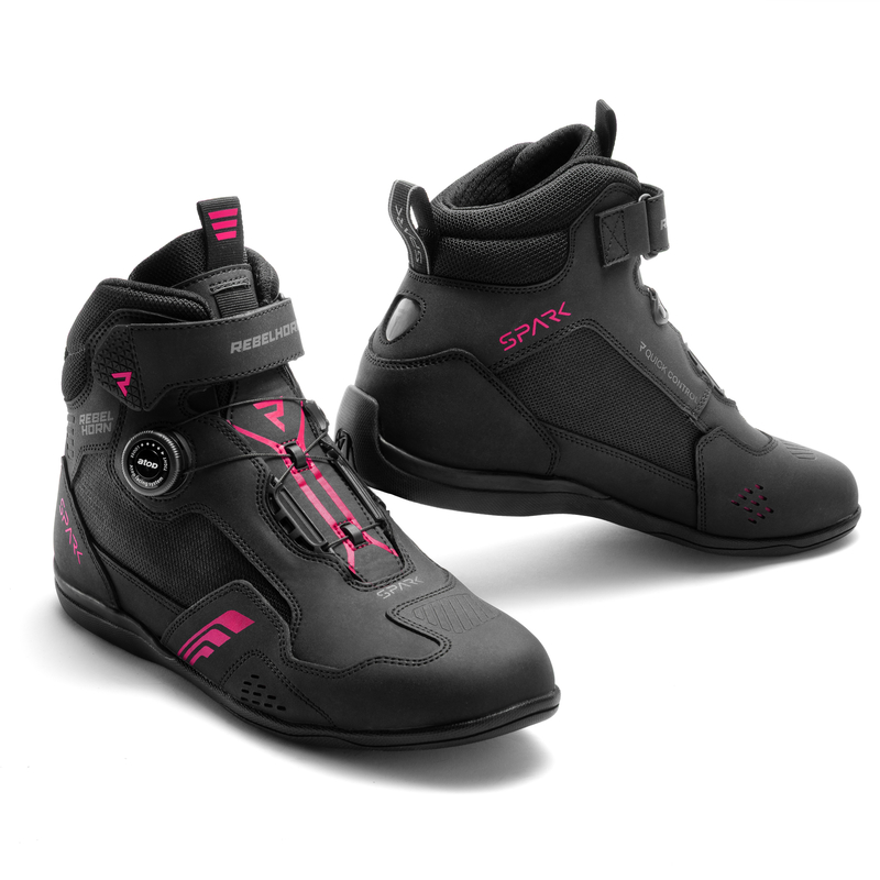 BUTY MOTOCYKLOWE REBELHORN SPARK 3 BLACK PINK 40