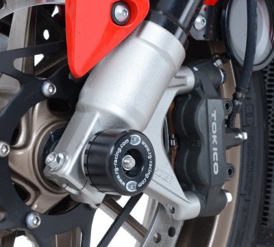SLIDERY PRZEDNIEGO ZAWIESZENIA RG RACING HONDA VFR800 14- BLACK