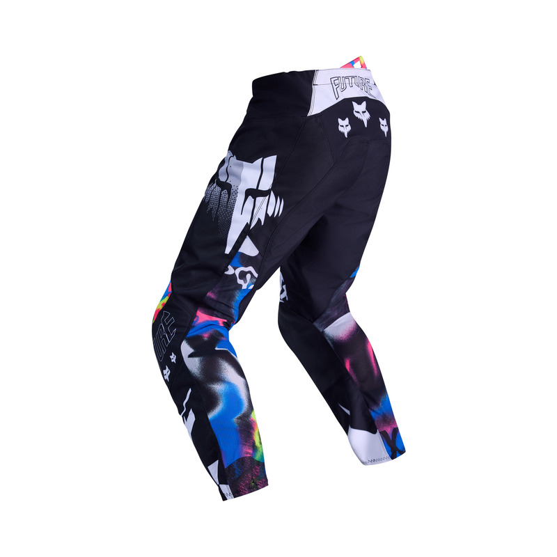 SPODNIE MOTOCYKLOWE FOX 180 IMAGE COSMO WHITE BLACK