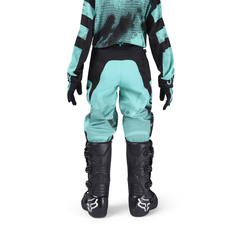 SPODNIE MOTOCYKLOWE JUNIOR FOX 180 KAIROS TURQUOISE