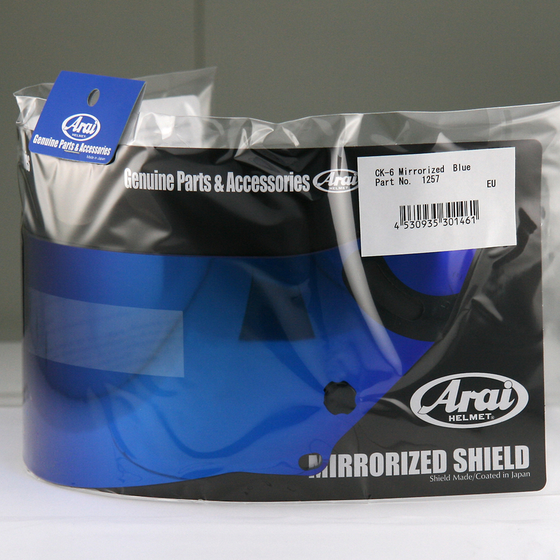 SZYBA DO KASKU ARAI SAMOCHODOWEGO CK-6 MIRROR BLUE