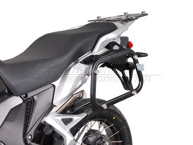 ZESTAW KUFRÓW BOCZNYCH TRAX ADV I STELAŻY SW-MOTECH HONDA CROSSTOURER (11-) BLACK 37/37L