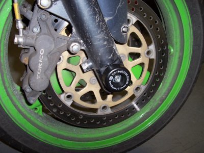 SLIDERY PRZEDNIEGO ZAWIESZENIA RG RACING KAWASAKI ZX6-R 95-99 (F1-G2) BLACK