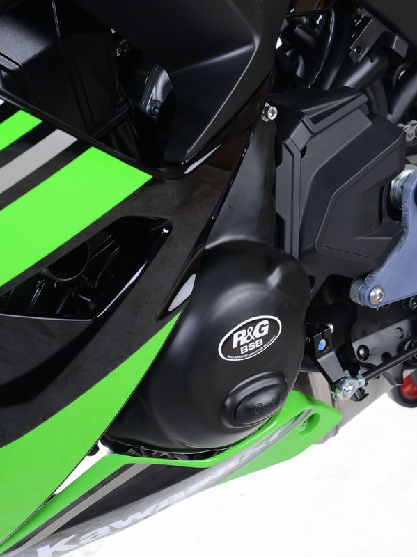 OSŁONA SILNIKA RG RACING KAWASAKI Z 650/NINJA 650 17- LEWA STRONA BLACK RACE