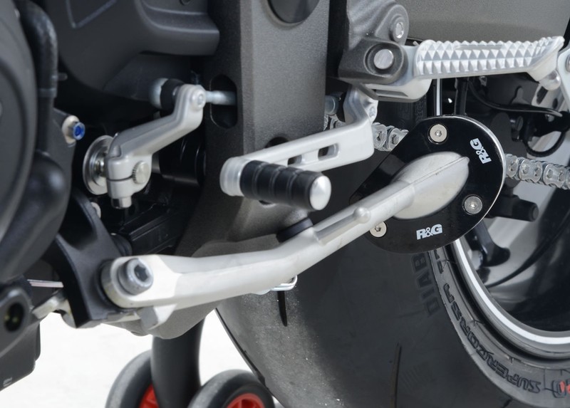ELEMENT NÓŻKI RG RACING TRIUMPH SPEED TRIPLE S (16-)/SPEED TRIPLE R (16-) SILVER