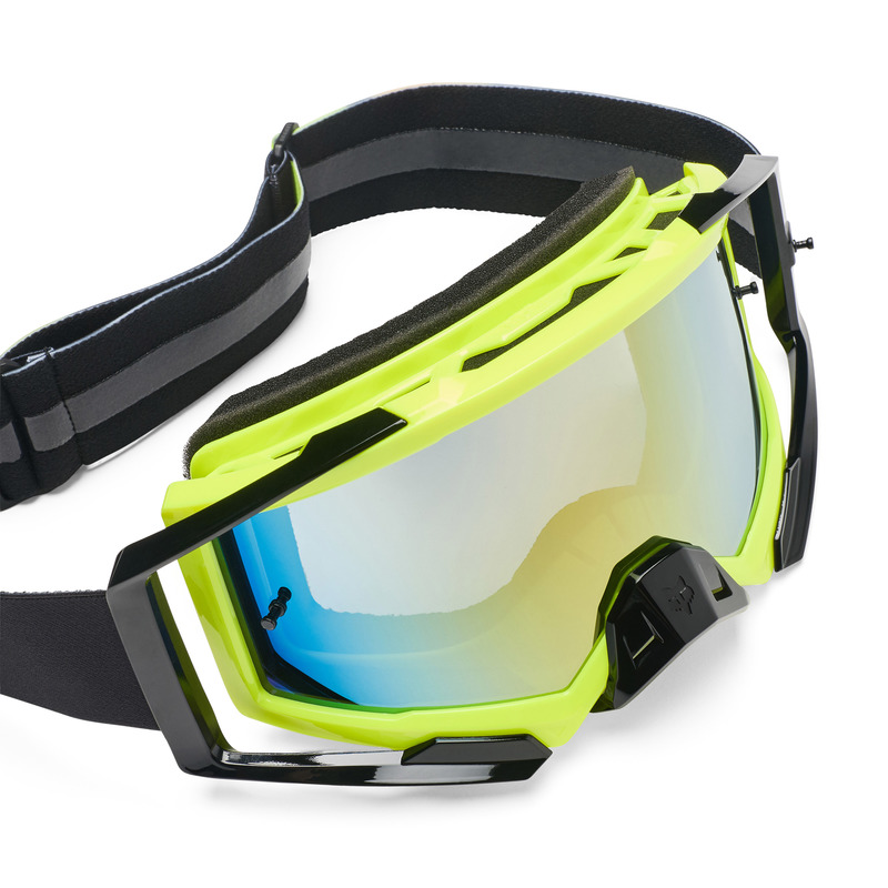 GOGLE MOTOCYKLOWE FOX AIRSPACE FOUNDRY HI VIZ YELLOW OS