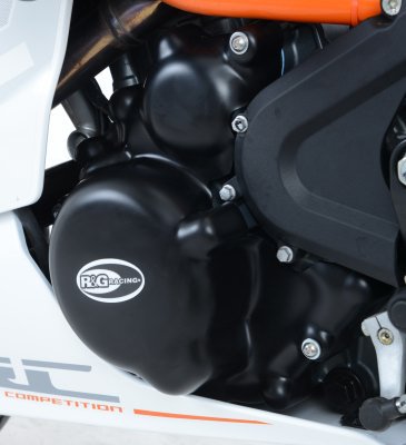 ZESTAW OSŁON SILNIKA RG RACING KTM RC125/200, 125 DUKE 16, 200 DUKE 16- (2 CZĘŚCI) BLACK