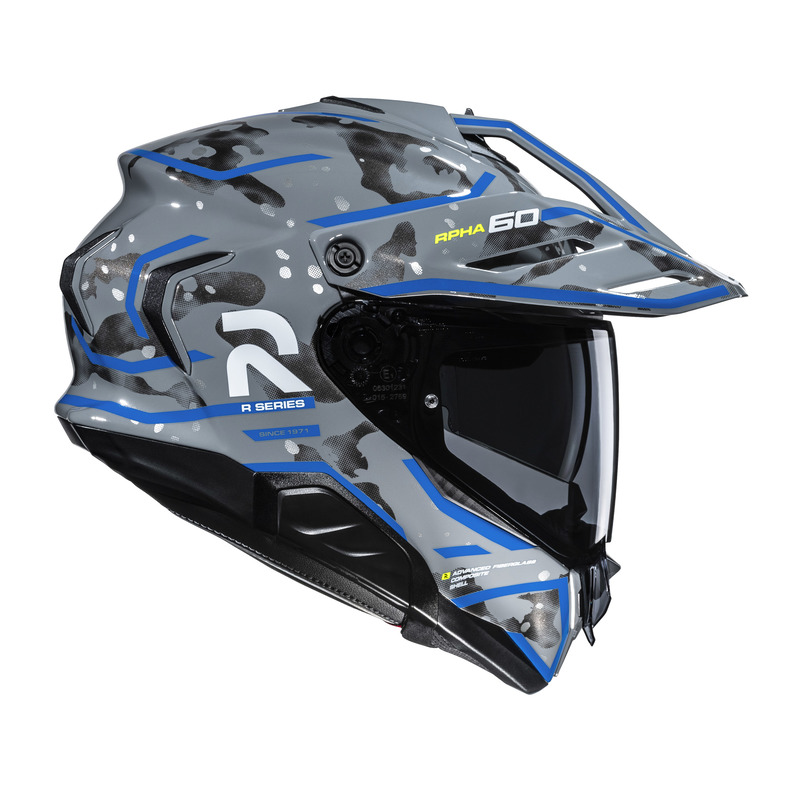 KASK MOTOCYKLOWY HJC RPHA60 KIVA GREY BLUE S