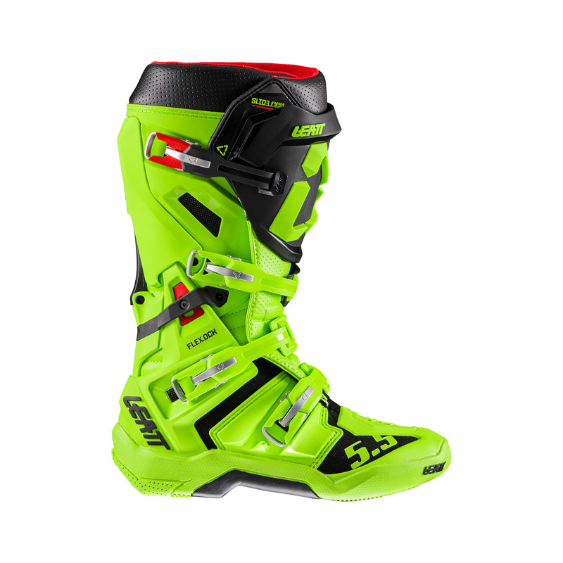 BUTY OFFROADOWE LEATT 5.5 FLEXLOCK LIME GREEN