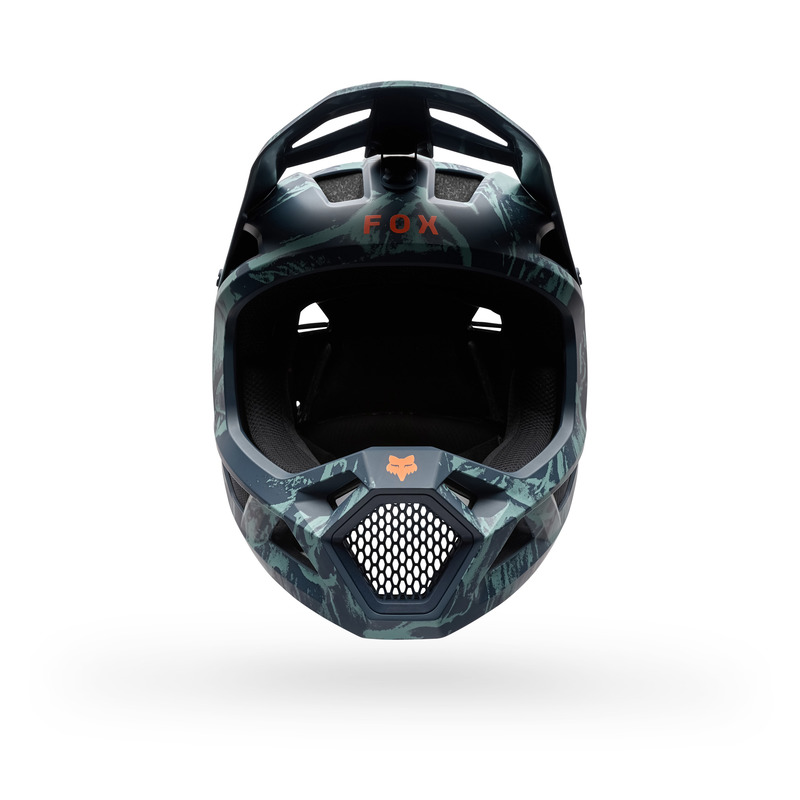 KASK ROWEROWY FOX RAMPAGE IMG PRINT ARCTIC BLUE XL