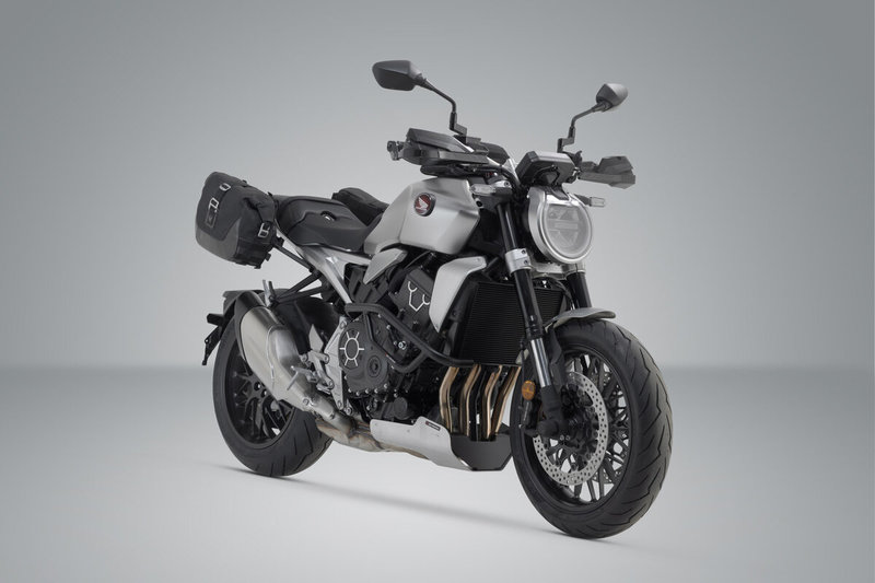 ZESTAW KUFRÓW BOCZNYCH URBAN ABS I STELAŻY SW-MOTECH HONDA CB1000R (21-) BLACK 2X16,5L