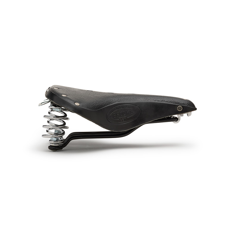 SIODEŁKO SKÓRZANE BROOKS B67 BLACK