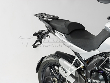 ZESTAW KUFRÓW BOCZNYCH TRAX ADV I STELAŻY SW-MOTECH MULTISTRADA 1200/S (10-14) BLACK 37/37L