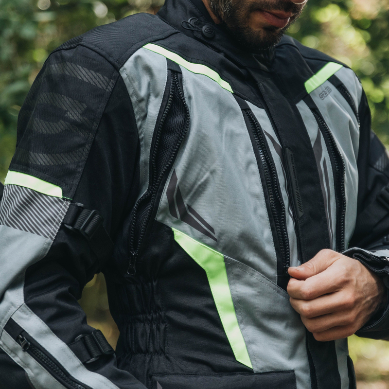 KURTKA MOTOCYKLOWA TEKSTYLNA OZONE TOUR 3 BLACK