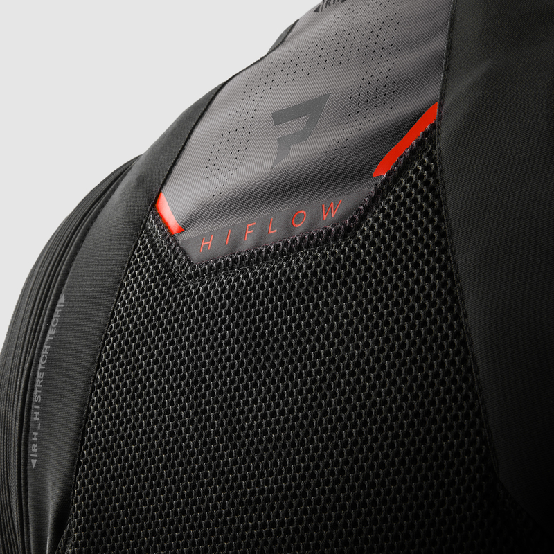 KURTKA MOTOCYKLOWA TEKSTYLNA REBELHORN HIFLOW 5 BLACK GREY RED