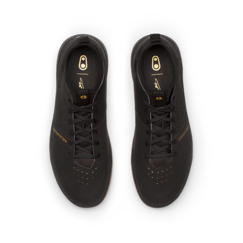 BUTY CRANKBROTHERS STAMP STREET LACE BLACK GOLD - GUM OUTSOLE