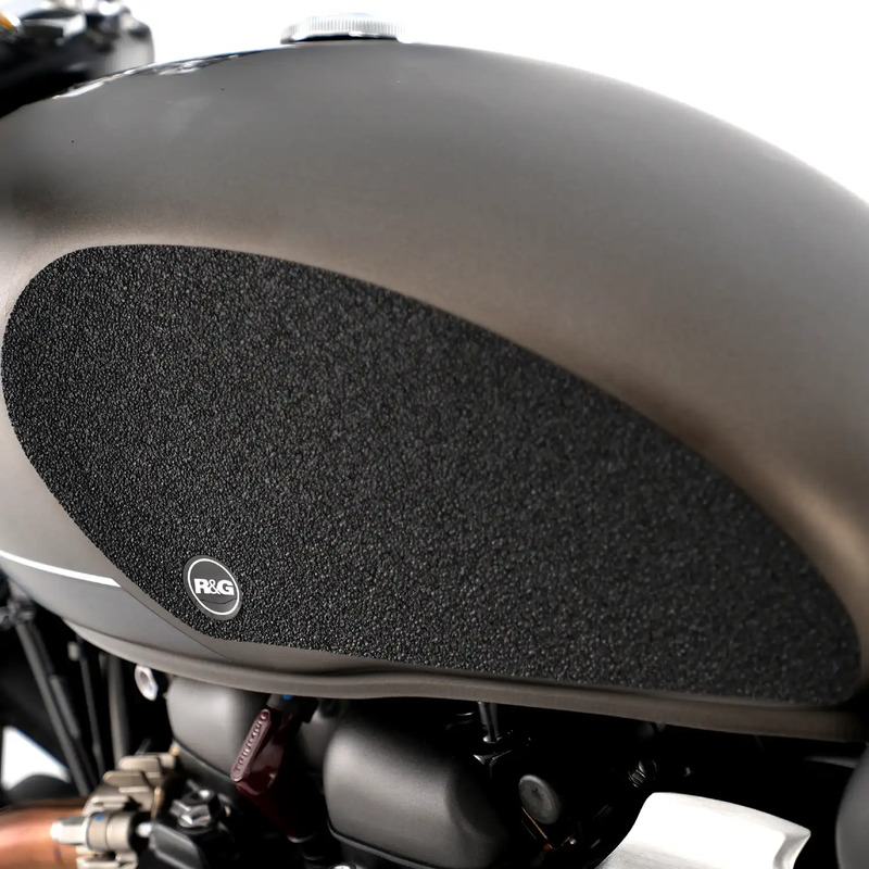 NAKLEJKA NA BAK TANKPAD ANTYPOŚLIZGOWY 2 CZĘŚCI RG RACING TRIUMPH STREET TWIN CLEAR